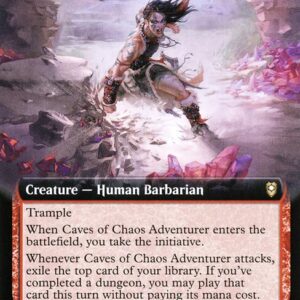 Commander Legends: Battle for Baldur's Gate - 579 - Caves of Chaos Adventurer - Rare - R - Foil