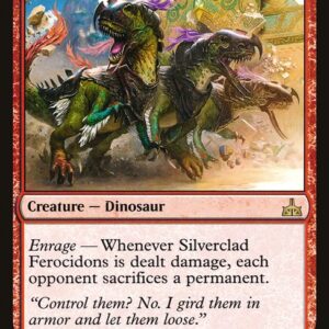 Rivals of Ixalan - 115 - Silverclad Ferocidons - Rare - R - Foil