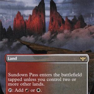 Innistrad: Crimson Vow - 285 - Sundown Pass - Rare - C - Foil