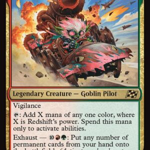 Aetherdrift - 218 - Redshift, Rocketeer Chief - Rare - RG - Non-foil