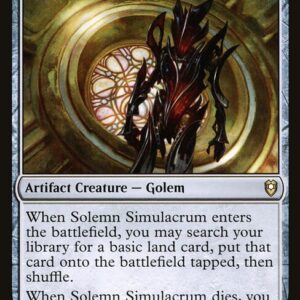 Commander Legends: Battle for Baldur's Gate - 872 - Solemn Simulacrum - Rare - C - Non-foil