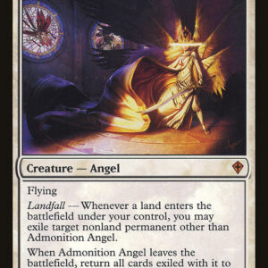 Worldwake - 1 - Admonition Angel - Mythic - W - Non-foil