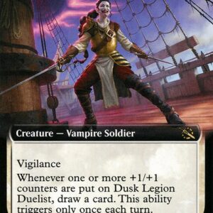 March of the Machine - 344 - Dusk Legion Duelist - Rare - W - Foil