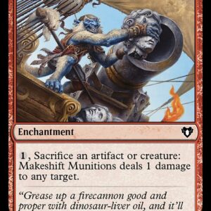 Commander Masters - 242 - Makeshift Munitions - Common - R - Non-foil