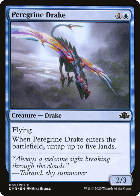 Dominaria Remastered - 65 - Peregrine Drake - Common - U - Foil