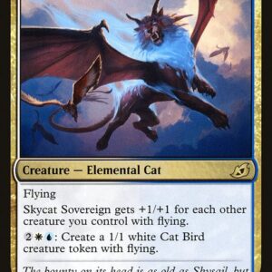 Ikoria: Lair of Behemoths - 207 - Skycat Sovereign - Rare - WU - Non-foil (Front)
