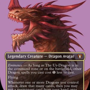 Commander Masters - 689 - The Ur-Dragon - Mythic - Multi - Foil