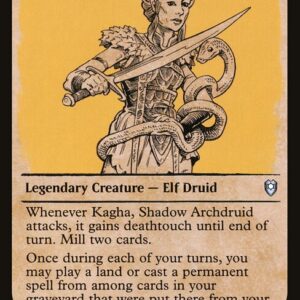 Commander Legends: Battle for Baldur's Gate - 426 - Kagha, Shadow Archdruid - Uncommon - BG - Non-foil