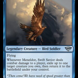 The Lord of the Rings: Tales of Middle-earth - 62 - Meneldor, Swift Savior - Uncommon - U - Foil