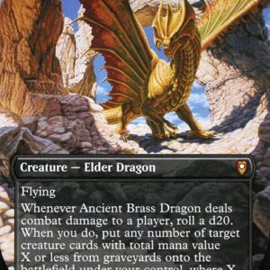 Commander Legends: Battle for Baldur's Gate - 367 - Ancient Brass Dragon - Mythic - B - Foil