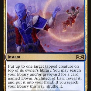 Ravnica Allegiance - 267 - Dovin's Dismissal - Rare - WU - Non-foil (Front)