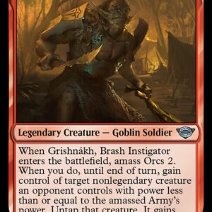 The Lord of the Rings: Tales of Middle-earth - 134 - Grishnákh, Brash Instigator - Uncommon - R - Non-foil