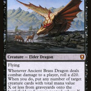 Commander Legends: Battle for Baldur's Gate - 111 - Ancient Brass Dragon - Mythic - B - Non-foil