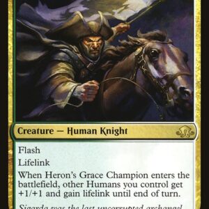 Eldritch Moon - 185 - Heron's Grace Champion - Rare - WG - Foil (Front)