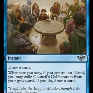 The Lord of the Rings: Tales of Middle-earth - 46 - Council's Deliberation - Uncommon - U - Non-foil