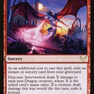 Strixhaven: School of Mages - 96 - Draconic Intervention - Rare - R - Non-foil