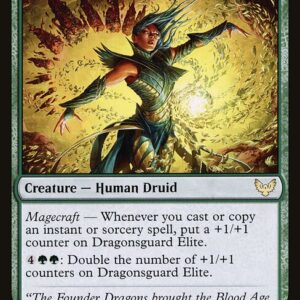 Strixhaven: School of Mages - 127 - Dragonsguard Elite - Rare - G - Foil