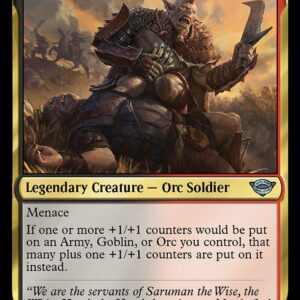 The Lord of the Rings: Tales of Middle-earth - 214 - Mauhúr, Uruk-hai Captain - Uncommon - BR - Non-foil