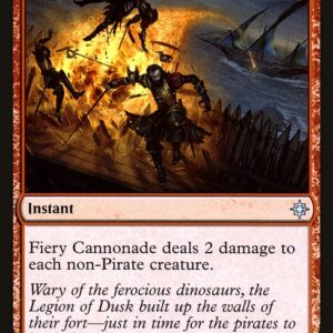 Ixalan - 143 - Fiery Cannonade - Uncommon - R - Non-foil