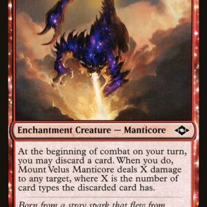 Modern Horizons 2 - 136 - Mount Velus Manticore - Common - R - Foil