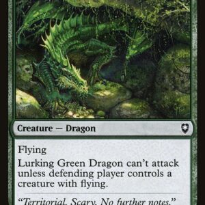 Commander Legends: Battle for Baldur's Gate - 239 - Lurking Green Dragon - Common - G - Non-foil
