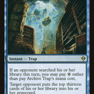 Zendikar - 41 - Archive Trap - Rare - U - Non-foil