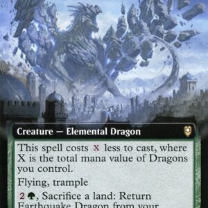 Commander Legends: Battle for Baldur's Gate - 588 - Earthquake Dragon - Rare - G - Foil