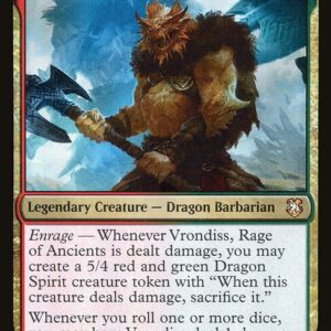 Forgotten Realms Commander - 4 - Vrondiss, Rage of Ancients - Mythic - RG - Foil (Front)