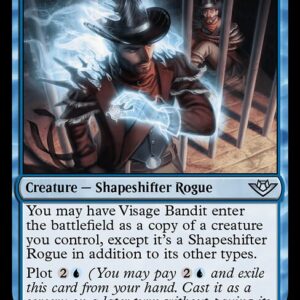 Outlaws of Thunder Junction - 76 - Visage Bandit - Uncommon - U - Non-foil