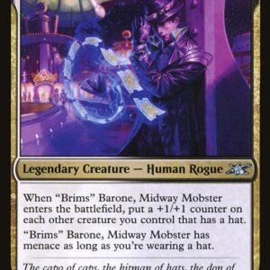 Unfinity - 163 - "Brims" Barone, Midway Mobster - Uncommon - WB - Foil