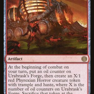 Phyrexia: All Will Be One - 153 - Urabrask's Forge - Rare - R - Foil