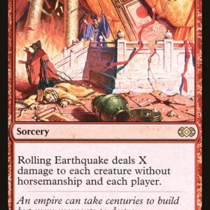 Double Masters - 142 - Rolling Earthquake - Rare - R - Foil