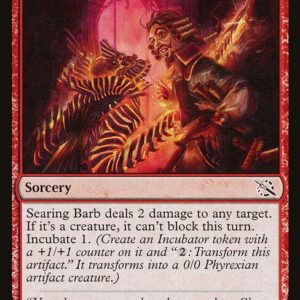 March of the Machine - 163 - Searing Barb - Common - R - Non-foil