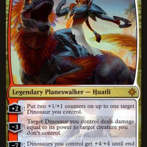 Ixalan - 285 - Huatli, Dinosaur Knight - Mythic - WR - Foil