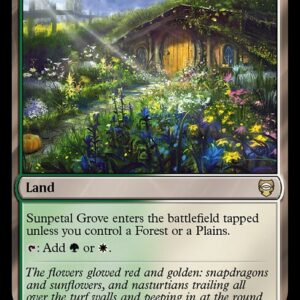 Tales of Middle-earth Commander - 336 - Sunpetal Grove - Rare - C - Non-foil