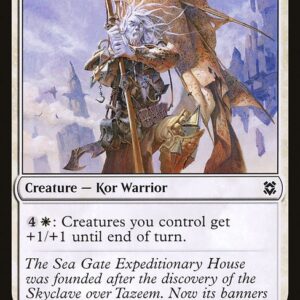 Zendikar Rising - 36 - Sea Gate Banneret - Common - W - Foil