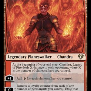 Commander Masters - 735 - Chandra, Legacy of Fire - Rare - R - Non-foil