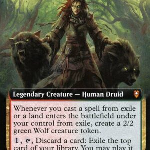 Commander Legends: Battle for Baldur's Gate - 641 - Faldorn, Dread Wolf Herald - Mythic - RG - Non-foil