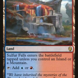 Dominaria - 247 - Sulfur Falls - Rare - C - Foil