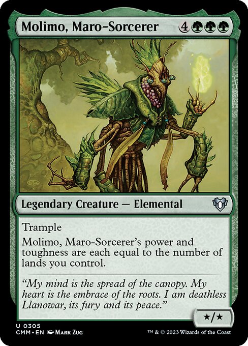 Commander Masters - 305 - Molimo, Maro-Sorcerer - Uncommon - G - Non-foil
