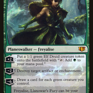 Commander 2014 - 43 - Freyalise, Llanowar's Fury - Mythic - G - Non-foil (Front)