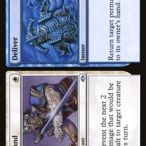 Dominaria Remastered - 207 - Stand // Deliver - Uncommon - WU - Non-foil
