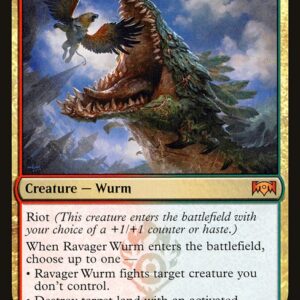 Ravnica Allegiance - 200 - Ravager Wurm - Mythic - RG - Foil (Front)