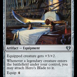 Commander Masters - 391 - Hero's Blade - Uncommon - C - Non-foil