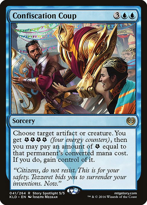 Kaladesh - 41 - Confiscation Coup - Rare - U - Foil (Front)
