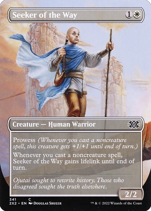 Double Masters 2022 - 341 - Seeker of the Way - Common - W - Foil