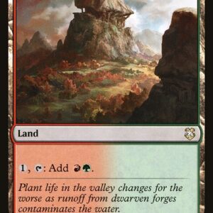 Forgotten Realms Commander - 250 - Mossfire Valley - Rare - C - Non-foil (Front)