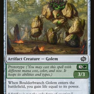 The Brothers' War - 197 - Boulderbranch Golem - Common - C - Non-foil