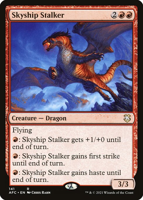 Forgotten Realms Commander - 141 - Skyship Stalker - Rare - R - Non-foil (Front)