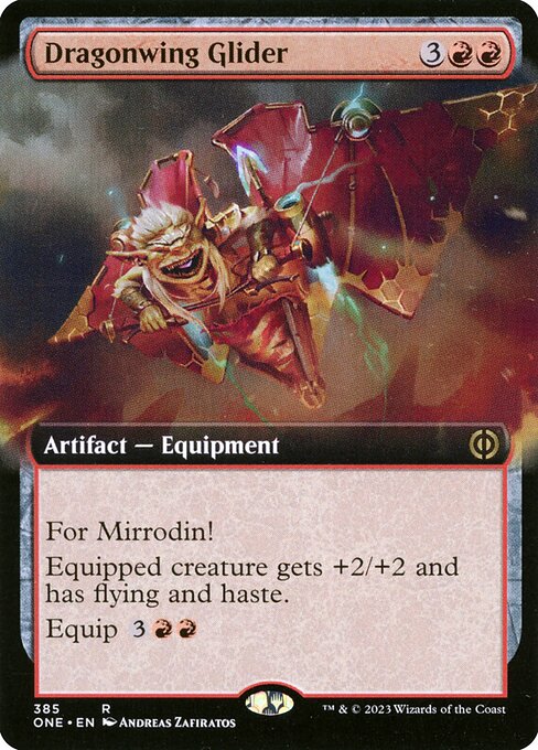 Phyrexia: All Will Be One - 385 - Dragonwing Glider - Rare - R - Foil